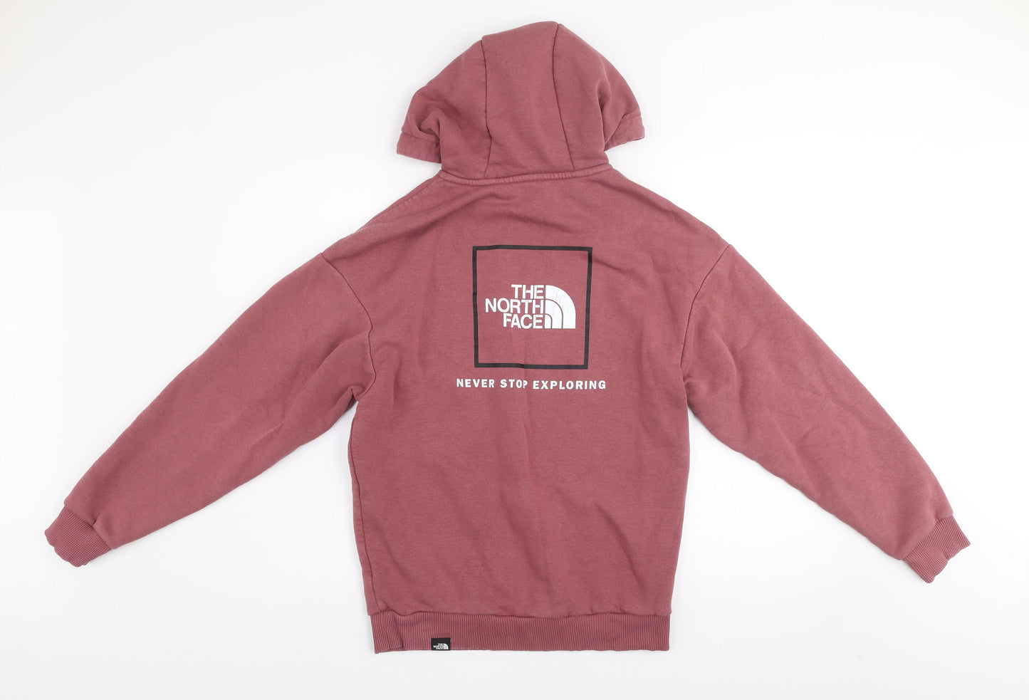 Womens UK Size S The North Face Pink Pullover Hoodie
