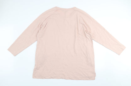 Womens UK Size 22 Debenhams Pink Pullover Sweatshirt
