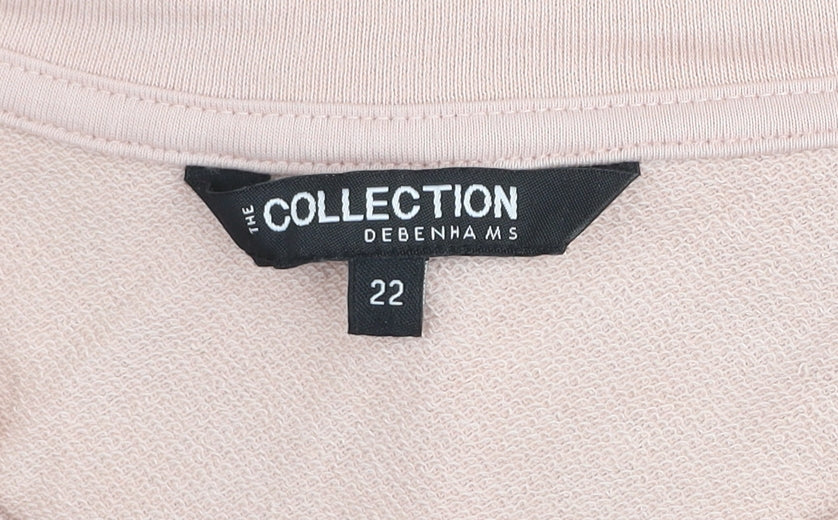 Womens UK Size 22 Debenhams Pink Pullover Sweatshirt
