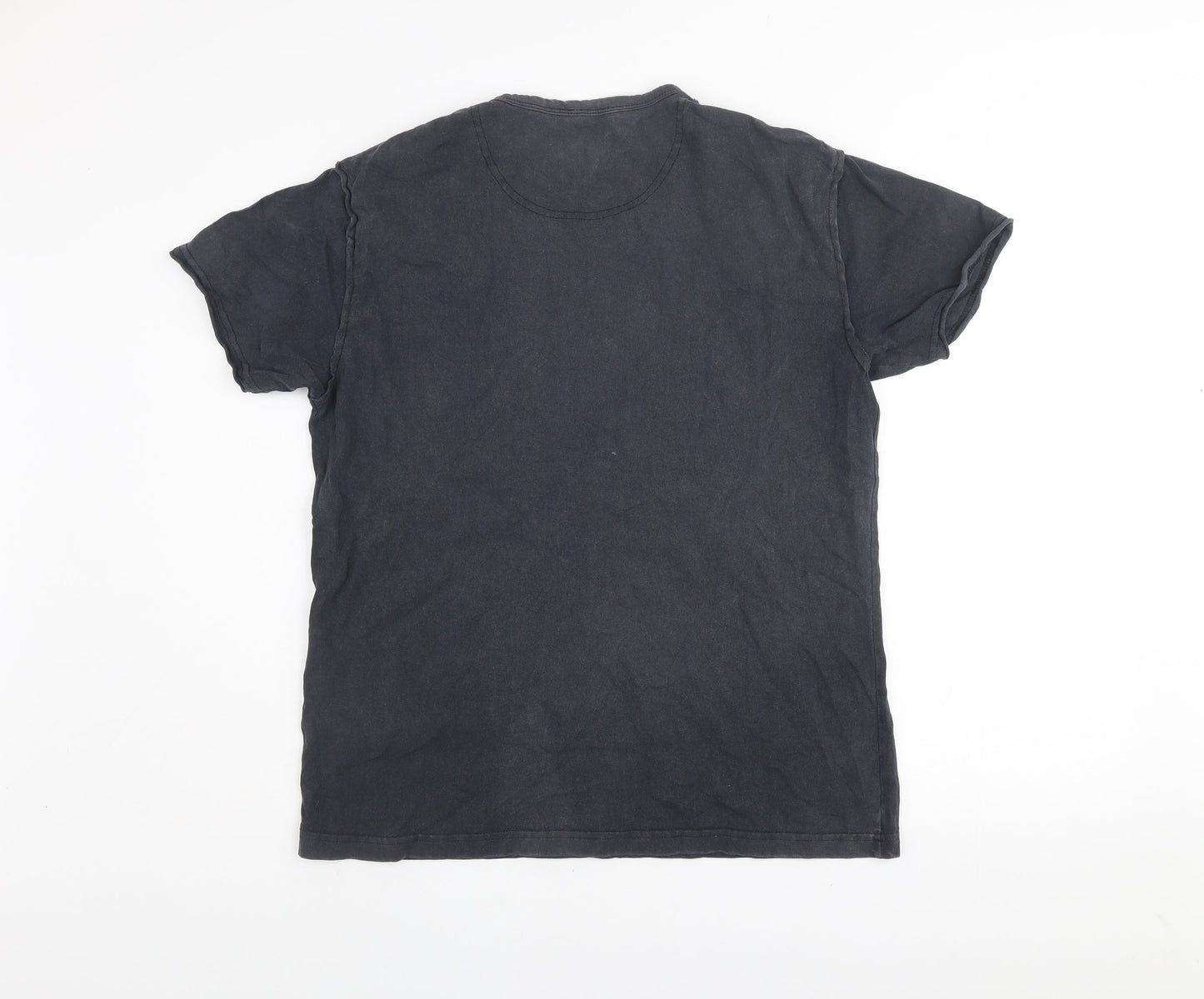 Revolutionary Graphic 'Wanted' T-Shirt Black Men’s L Vintage Style