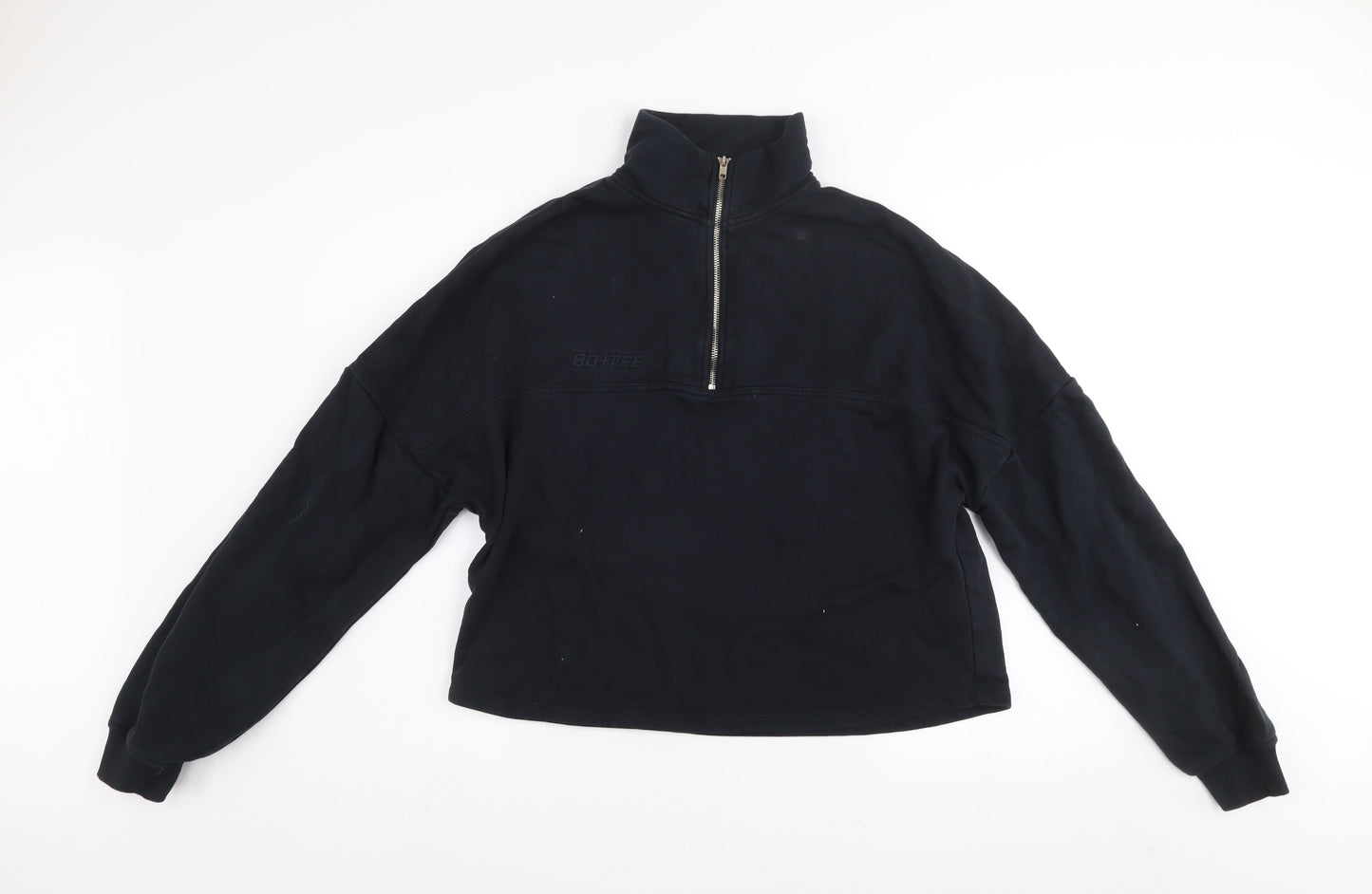 Womens UK Size M Bo+Tee Black Pullover Sweatshirt