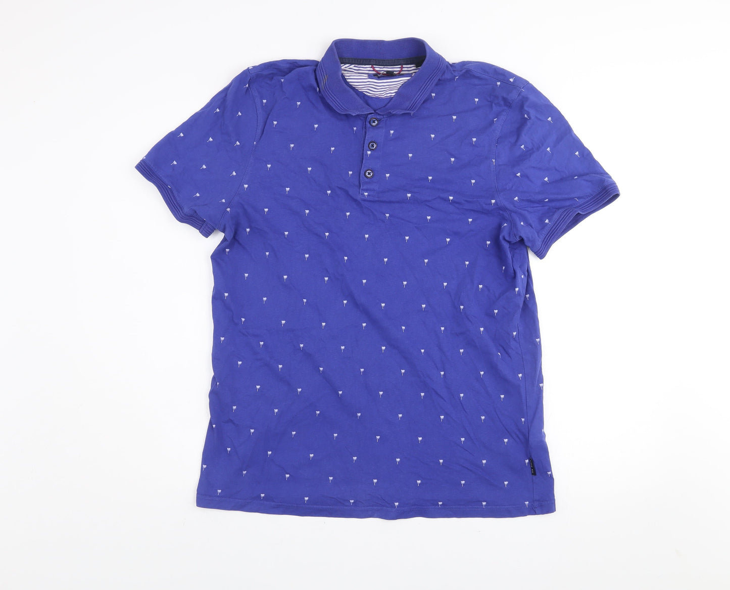 Mens UK Size L Ted Baker Cotton Polo Shirt