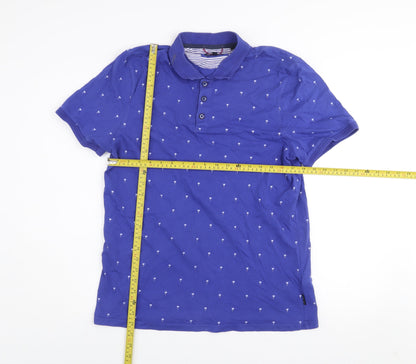 Mens UK Size L Ted Baker Cotton Polo Shirt