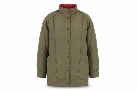 Womens UK Size 10 Rossetti Green Quilted Coat