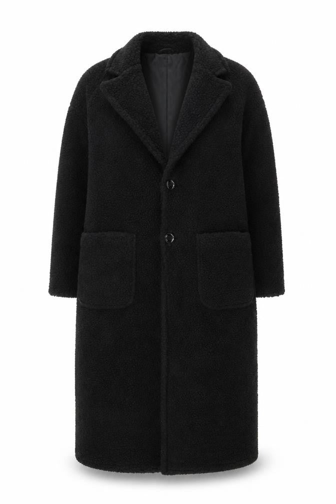 Womens UK Size M Another Influence Black Overcoat
