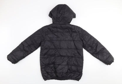 Boys UK Size 11-12 Years Firetrap Black Puffer Jacket
