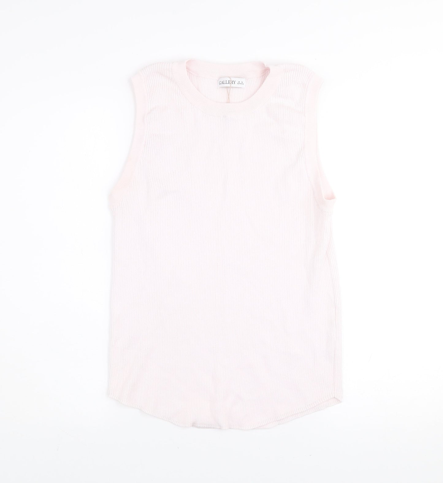 Gallery Women’s Ivory Sleeveless Knit Vest Jumper XL