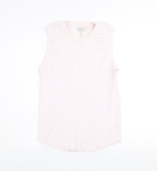 Gallery Women’s Ivory Sleeveless Knit Vest Jumper XL