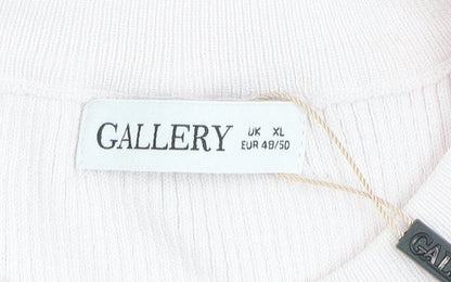Gallery Women’s Ivory Sleeveless Knit Vest Jumper XL