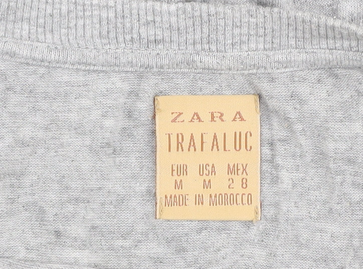 Womens UK Size 12 Zara Grey Pullover Jumper
