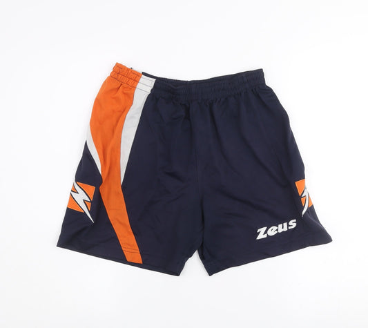 Mens UK Size S Zeus Regular Fit Athletic Shorts