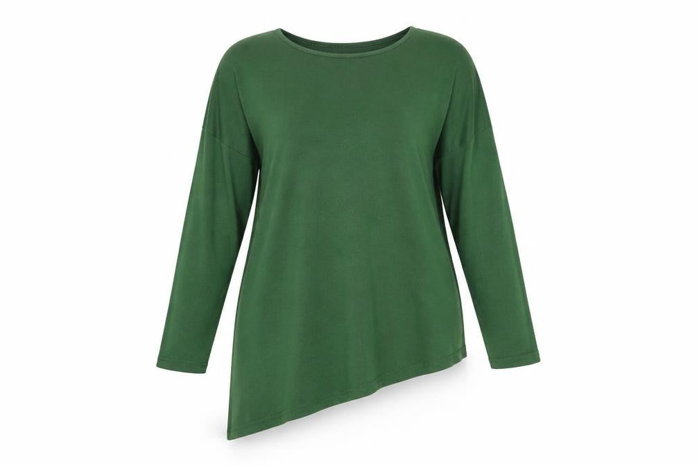 Womens UK Size XL Carry Casual Green Tunic Jumper