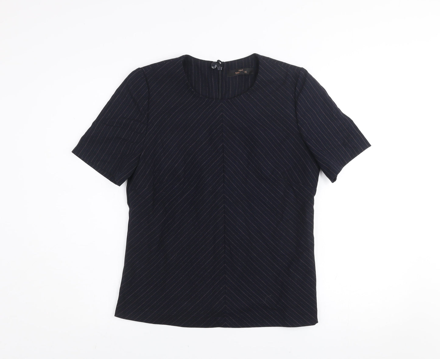 Womens UK Size 12 NEXT Black Basic Blouse