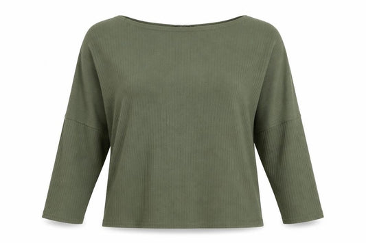 Womens UK Size 14 Boohoo Green Pullover Jumper