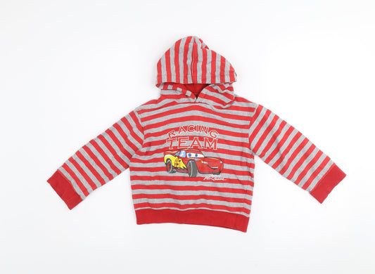 Boys UK Size 3-4 Years Dunnes Red Pullover Hoodie