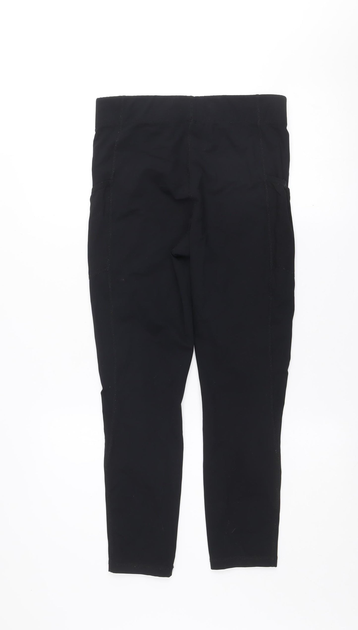 Womens UK Size M Sports Illustrated Slim Fit Ankle Black Leggings