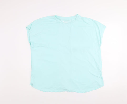 Womens UK Size L Dunnes Stores Blue Gym & Training T-Shirt