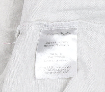 Wrangler Men's Beige 2XLT Workwear Cotton Crew Neck T-Shirt