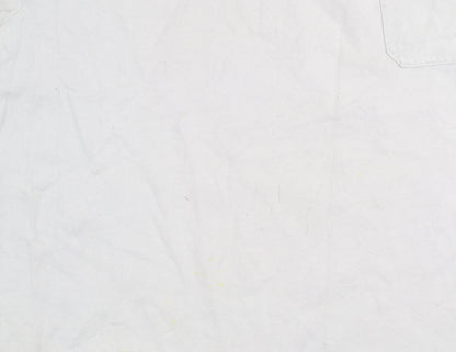 Wrangler Men's Beige 2XLT Workwear Cotton Crew Neck T-Shirt