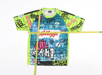 Azzurri Boys Multicoloured Graphic Sports T-Shirt 5 Years Quick Dry