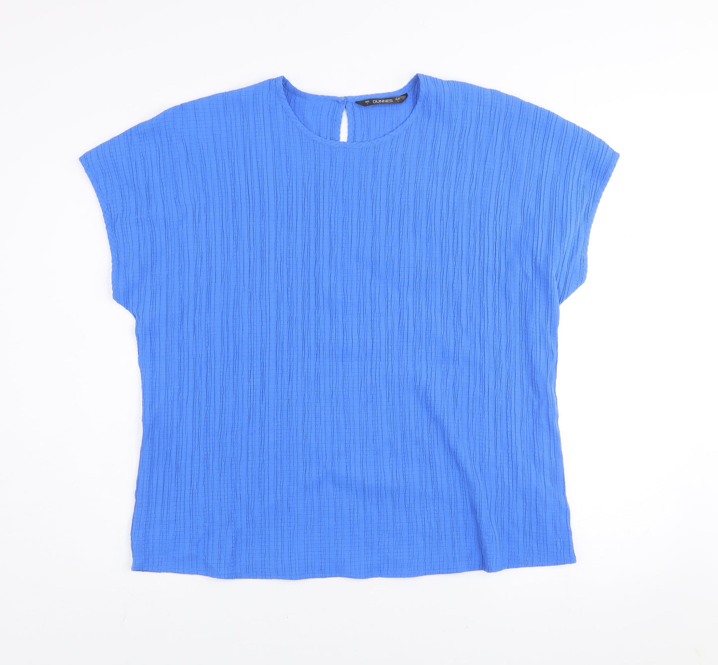 Womens UK Size L Dunnes Blue Basic Blouse
