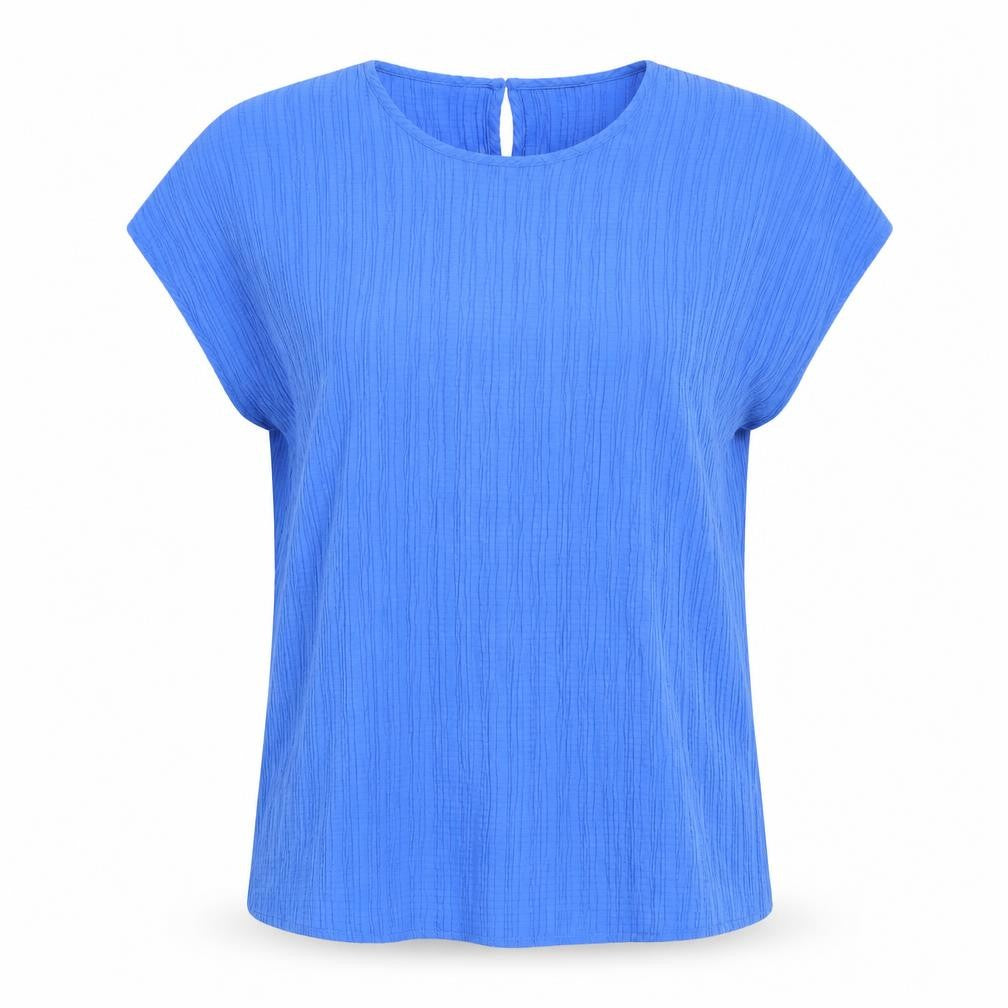 Womens UK Size L Dunnes Blue Basic Blouse