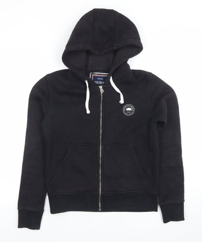 Womens UK Size 8 SoulCal & Co Black Full Zip Hoodie