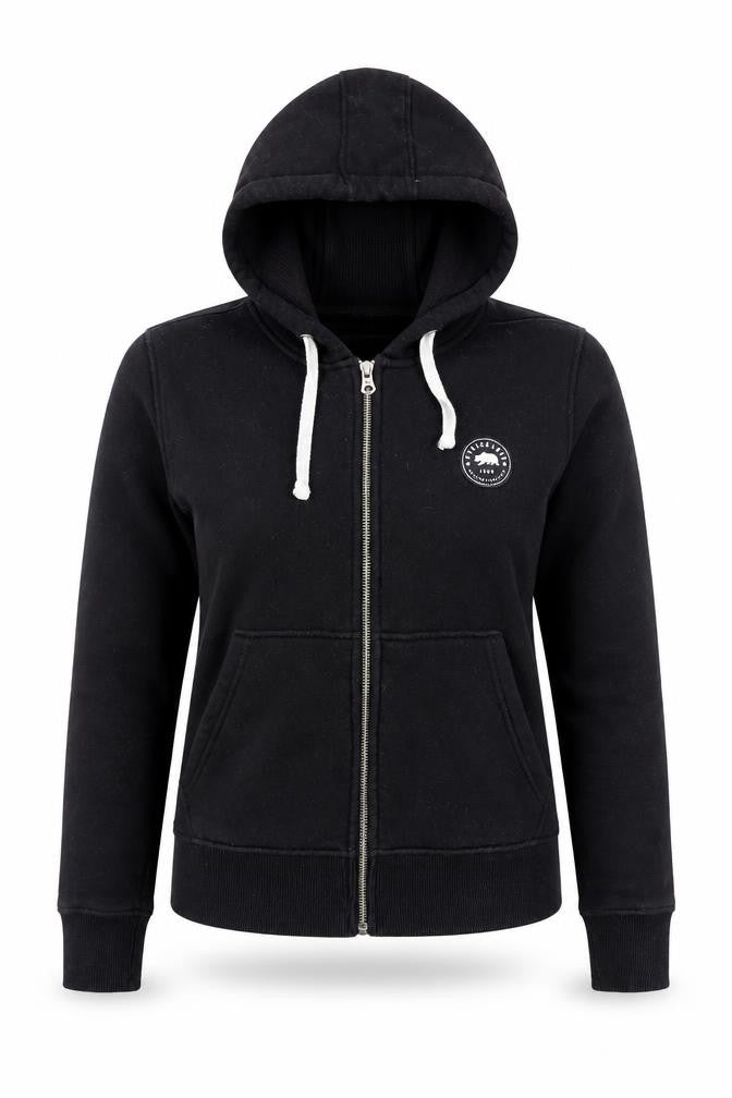 Womens UK Size 8 SoulCal & Co Black Full Zip Hoodie