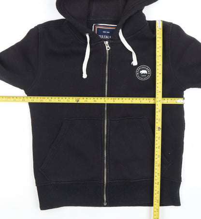 Womens UK Size 8 SoulCal & Co Black Full Zip Hoodie