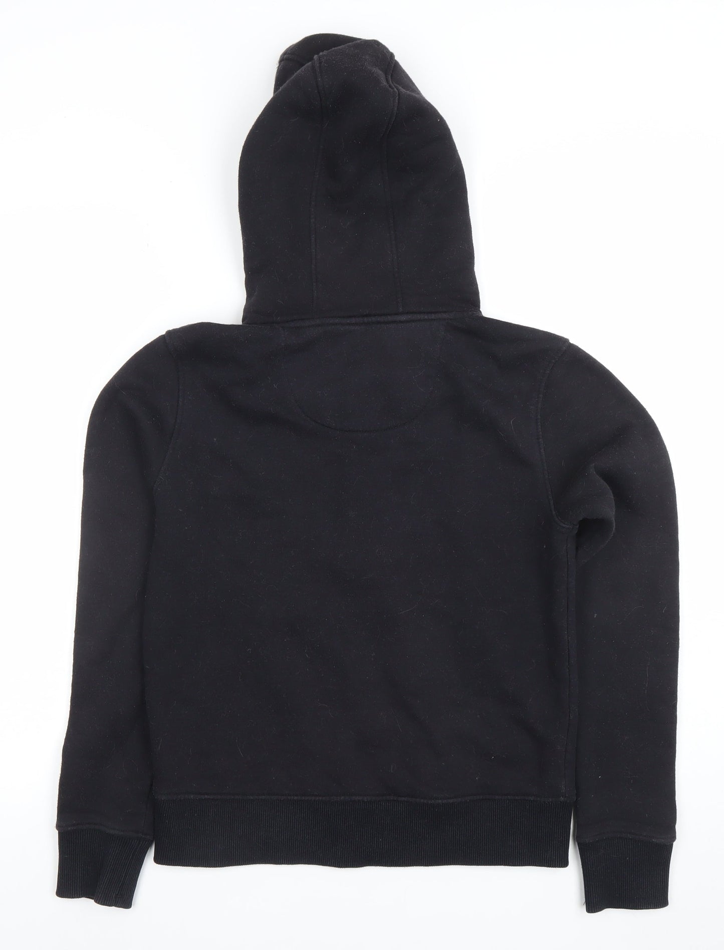 Womens UK Size 8 SoulCal & Co Black Full Zip Hoodie