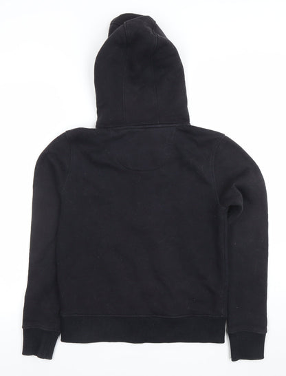 Womens UK Size 8 SoulCal & Co Black Full Zip Hoodie