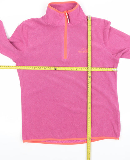 Womens UK Size L Vikafell Pink Pullover Sweatshirt