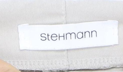 Womens UK Size 10 Stehmann Slim Fit Chino Beige Trousers