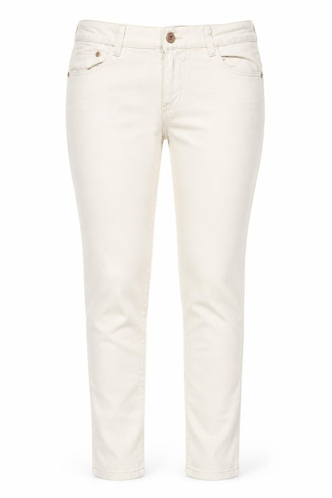 Womens UK Size 12 Denim Co. Slim Fit Jegging Beige Trousers