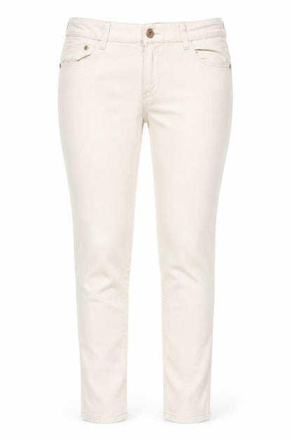 Womens UK Size 12 Denim Co. Slim Fit Jegging Beige Trousers