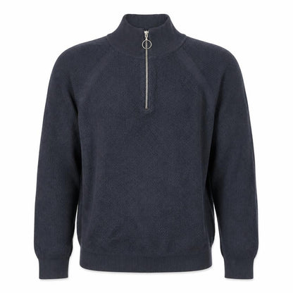 Mens UK Size L Friday Casual Blue Full Zip Jumper