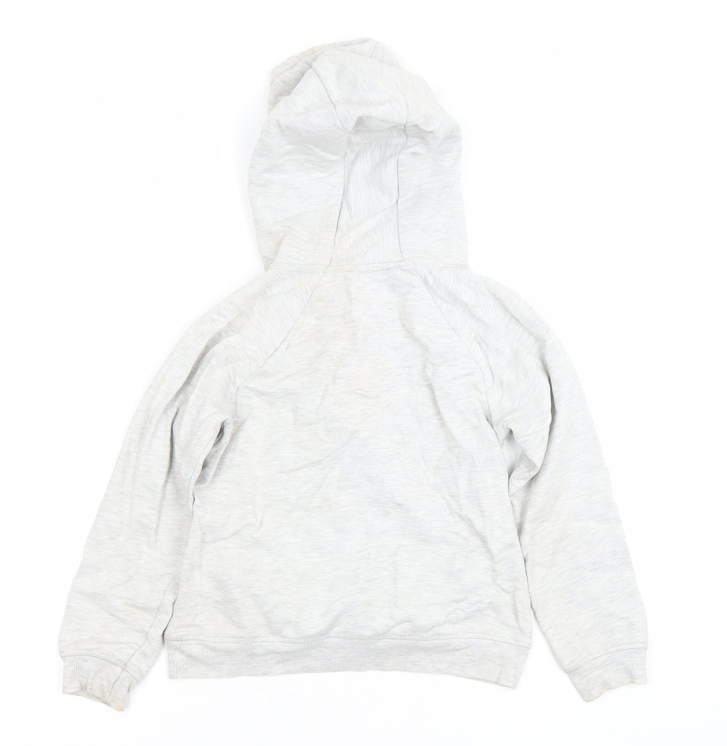 Girls UK Size 7-8 Years Mintie by Mini Melini Grey Pullover Hoodie