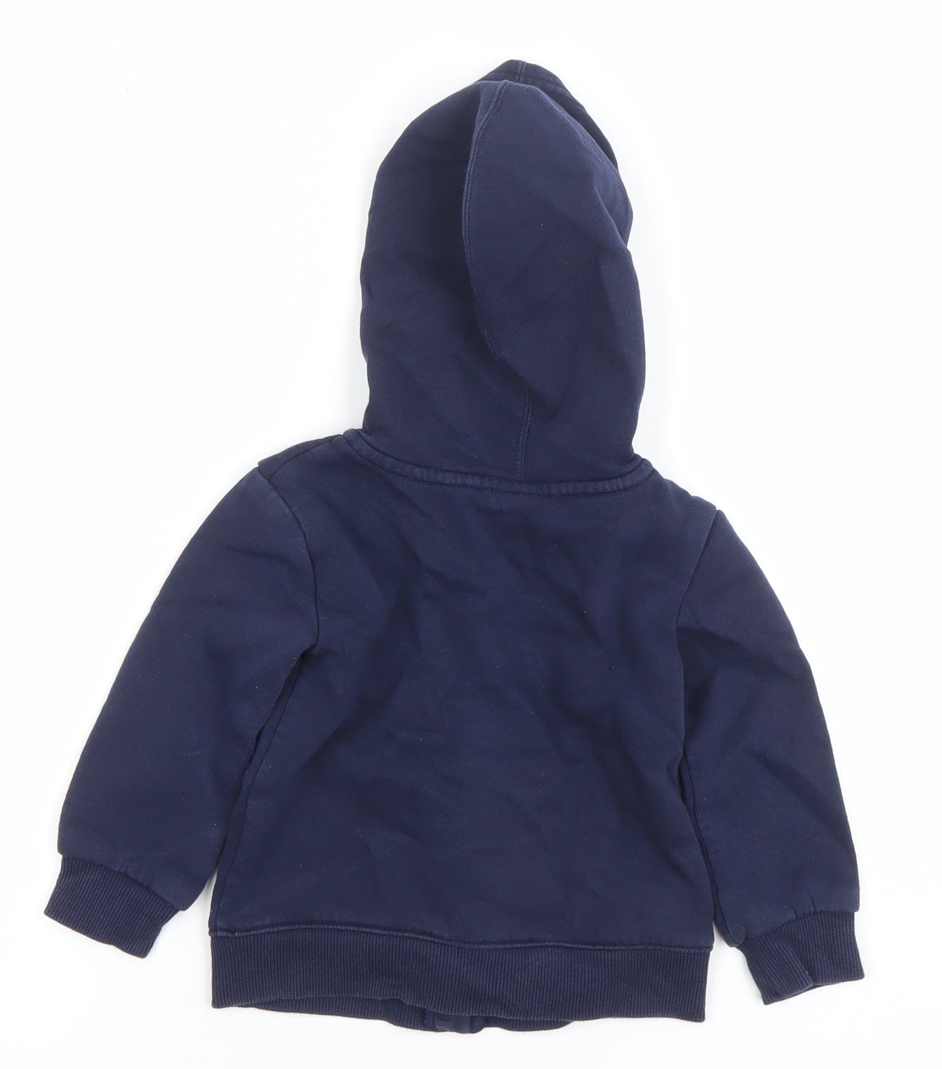 Under Armour Unisex Baby Navy Blue 12-18 Months Hooded Full Zip Jacket