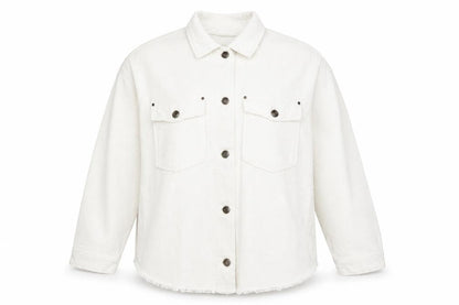 Womens UK Size 12 Zara White Basic Jacket