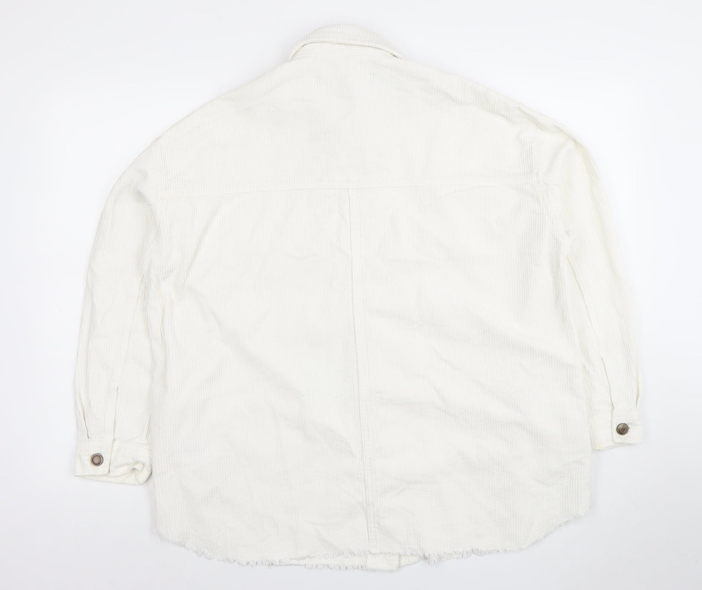 Womens UK Size 12 Zara White Basic Jacket