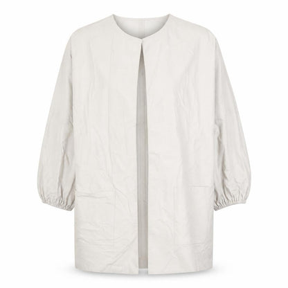 Womens UK Size S Zara White Overcoat