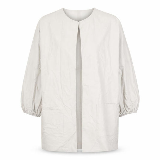 Womens UK Size S Zara White Overcoat