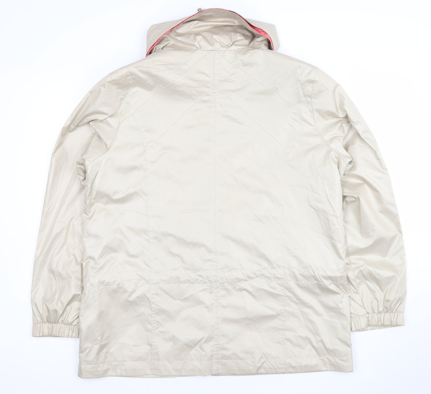 Womens UK Size L FRANZTEX Beige Rain Coat