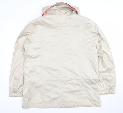Womens UK Size L FRANZTEX Beige Rain Coat