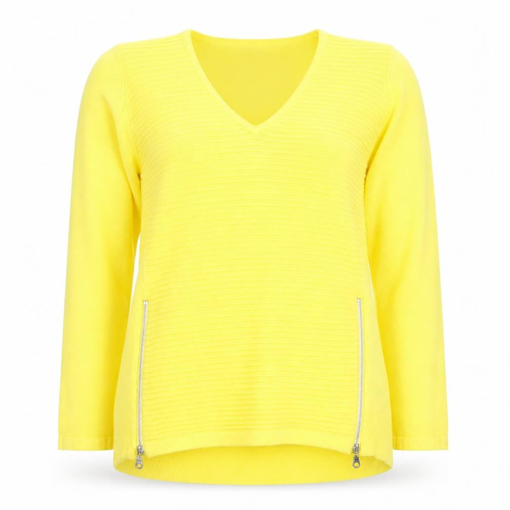 Womens UK Size S Savida Yellow Basic Blouse