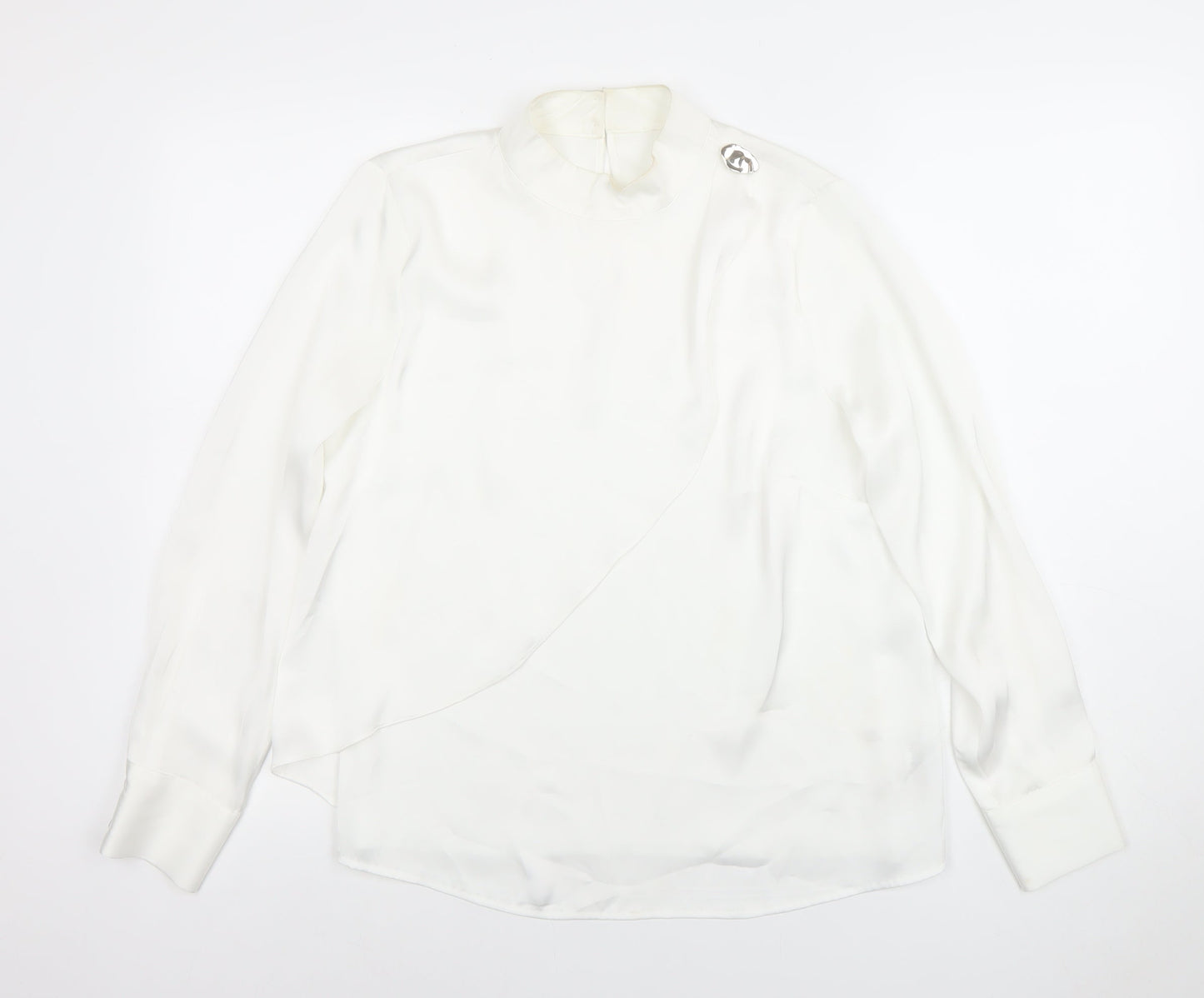 Womens UK Size 10 SAVIDA White Camisole Blouse