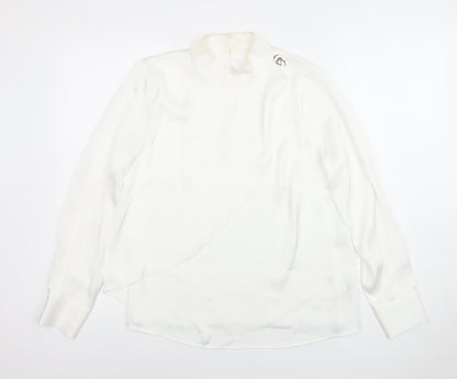 Womens UK Size 10 SAVIDA White Camisole Blouse