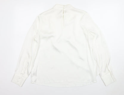 Womens UK Size 10 SAVIDA White Camisole Blouse