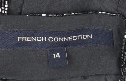 Womens UK Size 14 French Connection Bubble Hem Dress