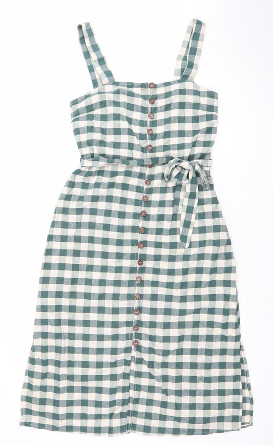 Womens UK Size 8 MNG Pinafore/Dungaree Dress